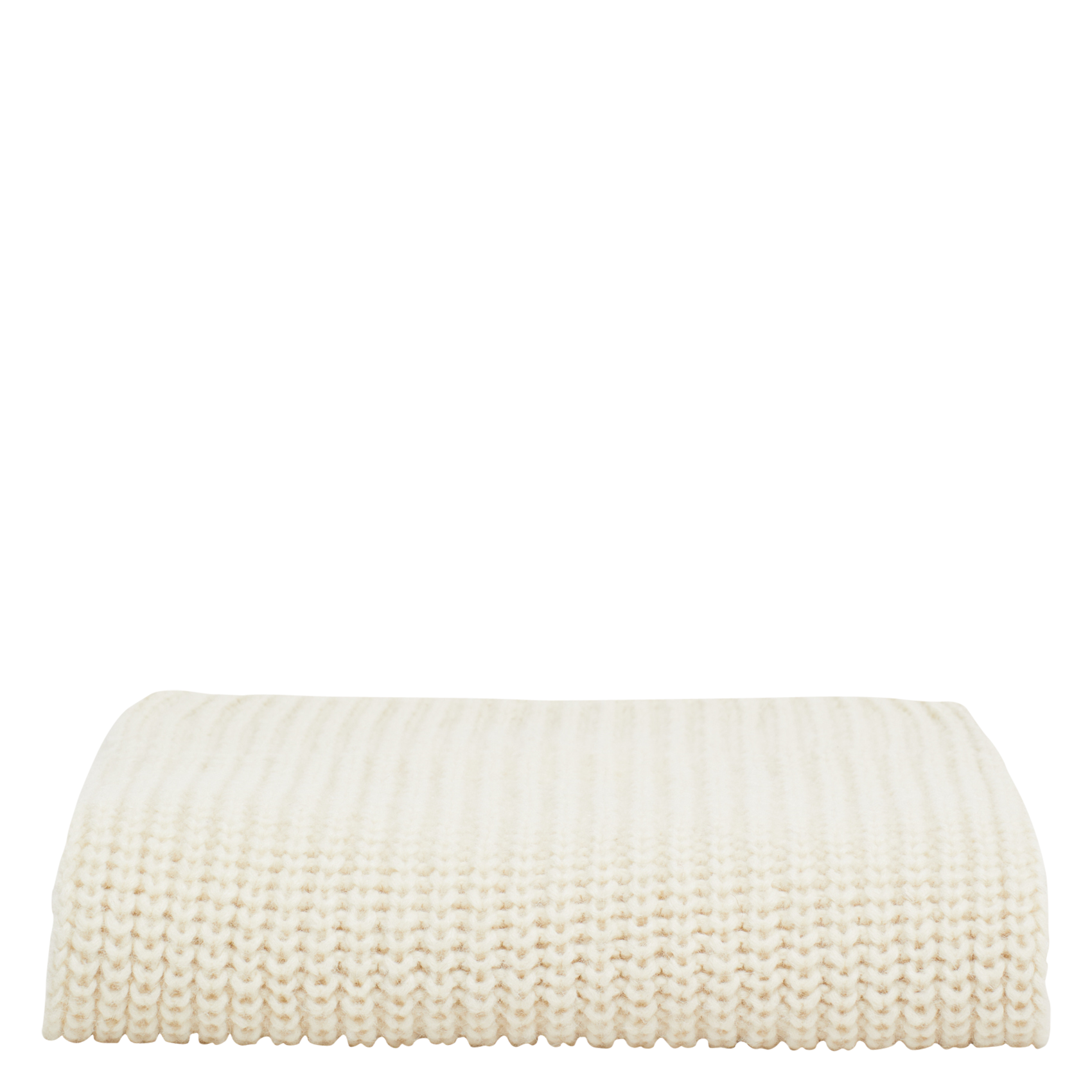 Echarpe en laine mélangée | Beige