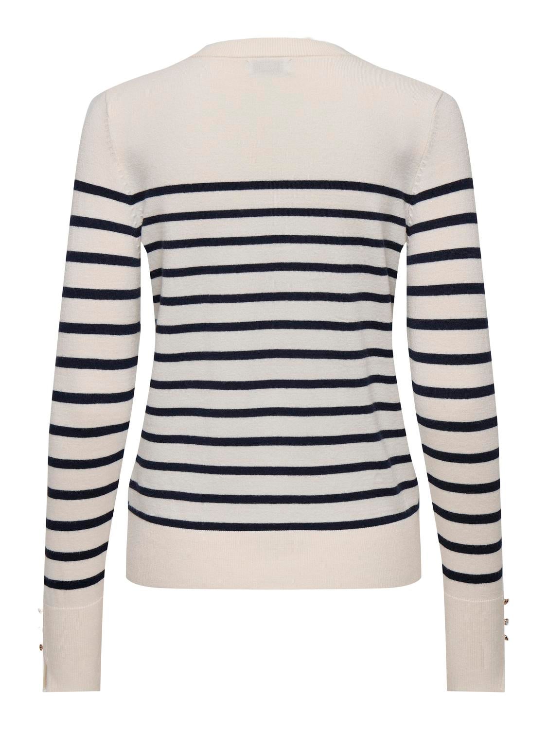 JDYMALOU Strickpullover Eggnog