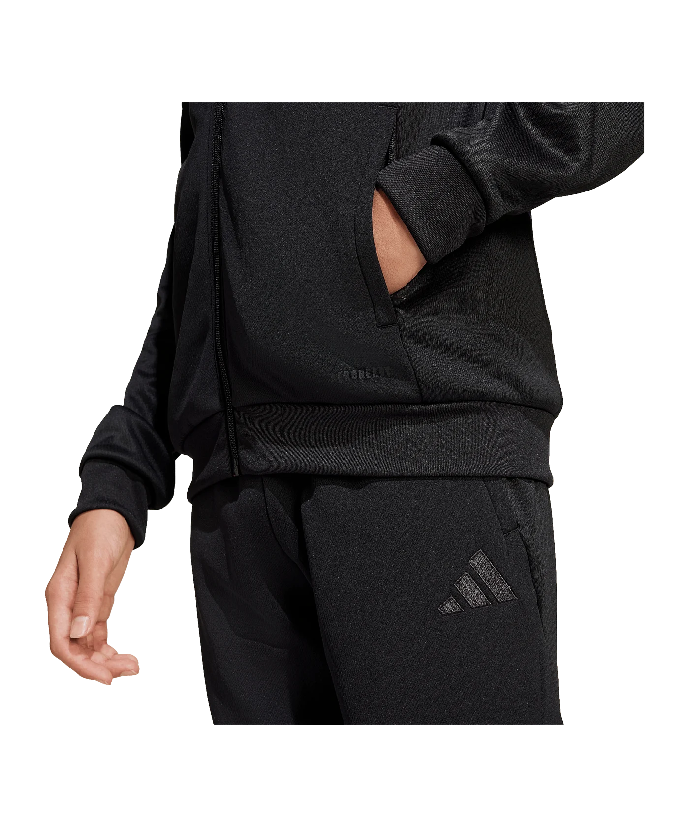 adidas Tiro 25 Kapuzenjacke Kids Schwarz