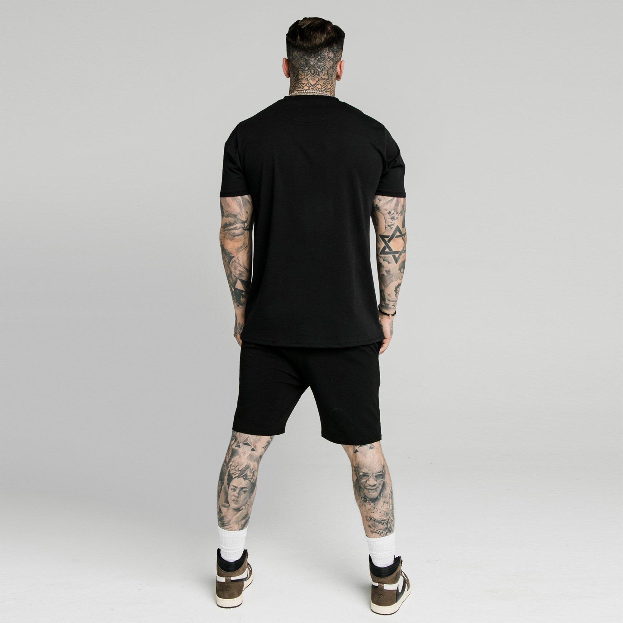 SikSilk Logo Shorts Mens