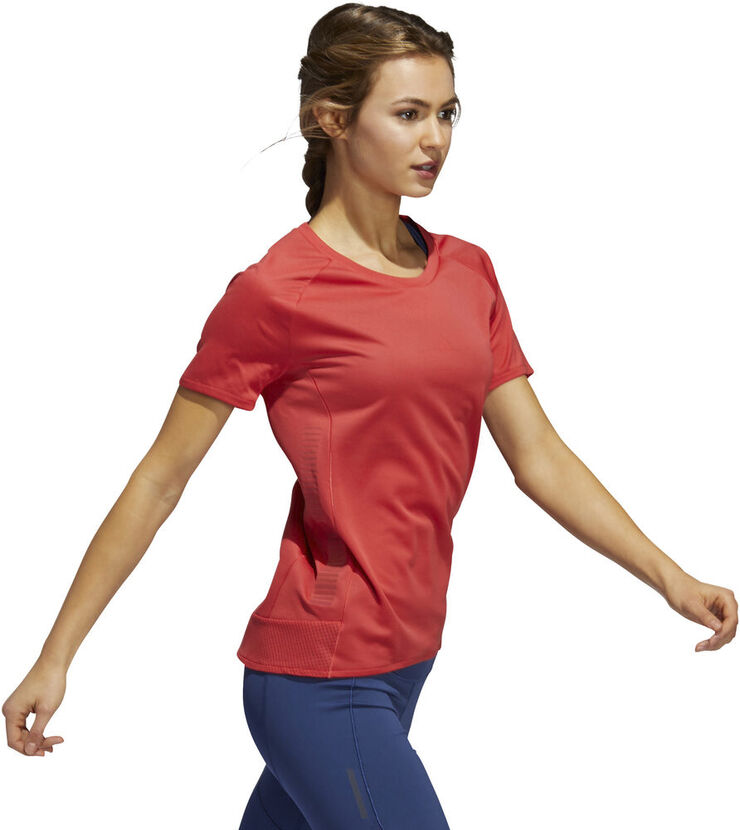adidas 25/7 Rise Up N Run Parley T-shirt Rød