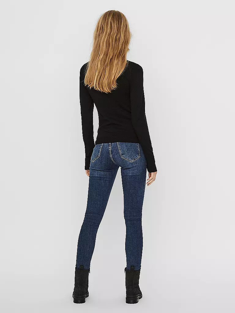 VERO MODA Rollkragenpullover VMGLORY  schwarz