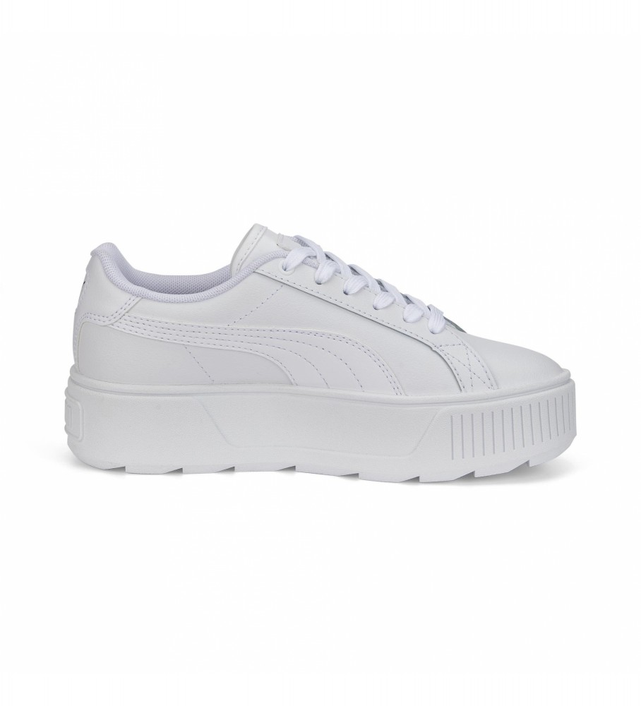 Tênis Puma Karmen L de couro branco