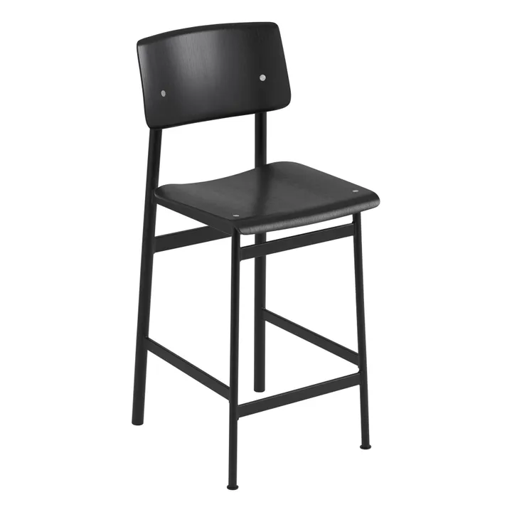 Muuto Tabouret de bar Loft 65 cm | Chêne noir