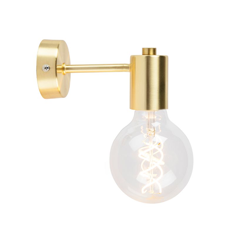 Art deco wandlamp goud kantelbaar - Facil