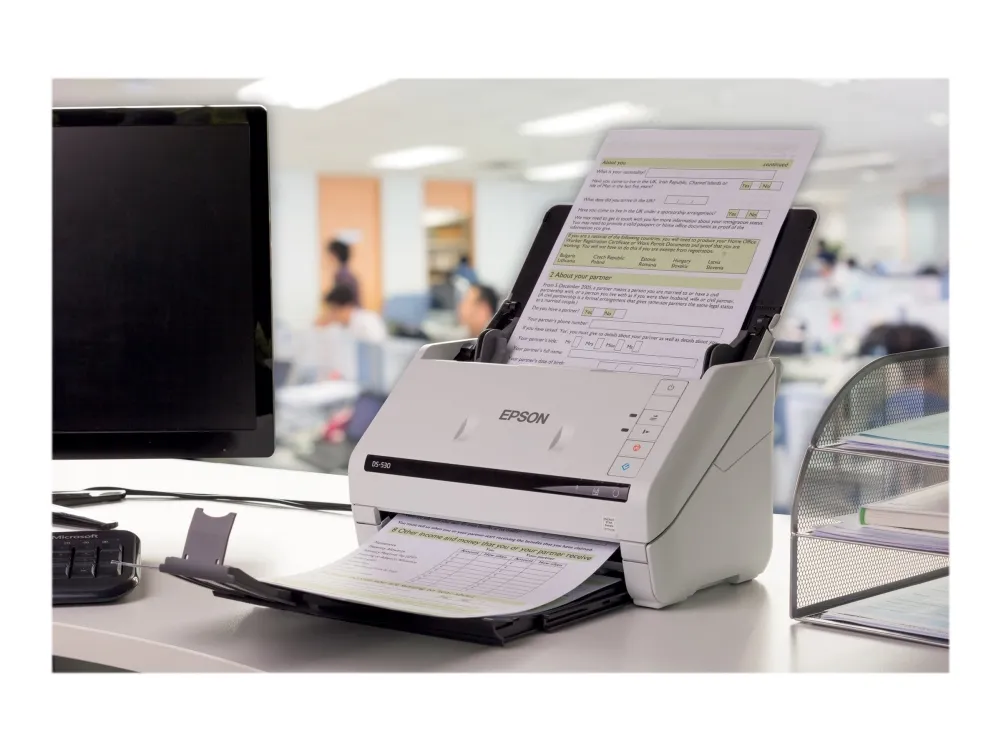 EPSON WorkForce DS-530II DIN A4-Dokumentenscanner, ADF 50S.