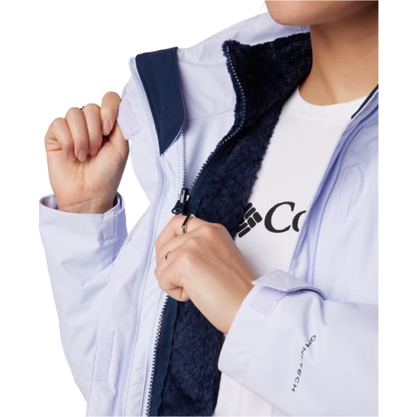 Veste randonnée COLUMBIA W BUGABOO III FLEECE INTERCHANGE JACKET SNOWDRIFT/COLLEGIATE NAVY LINING