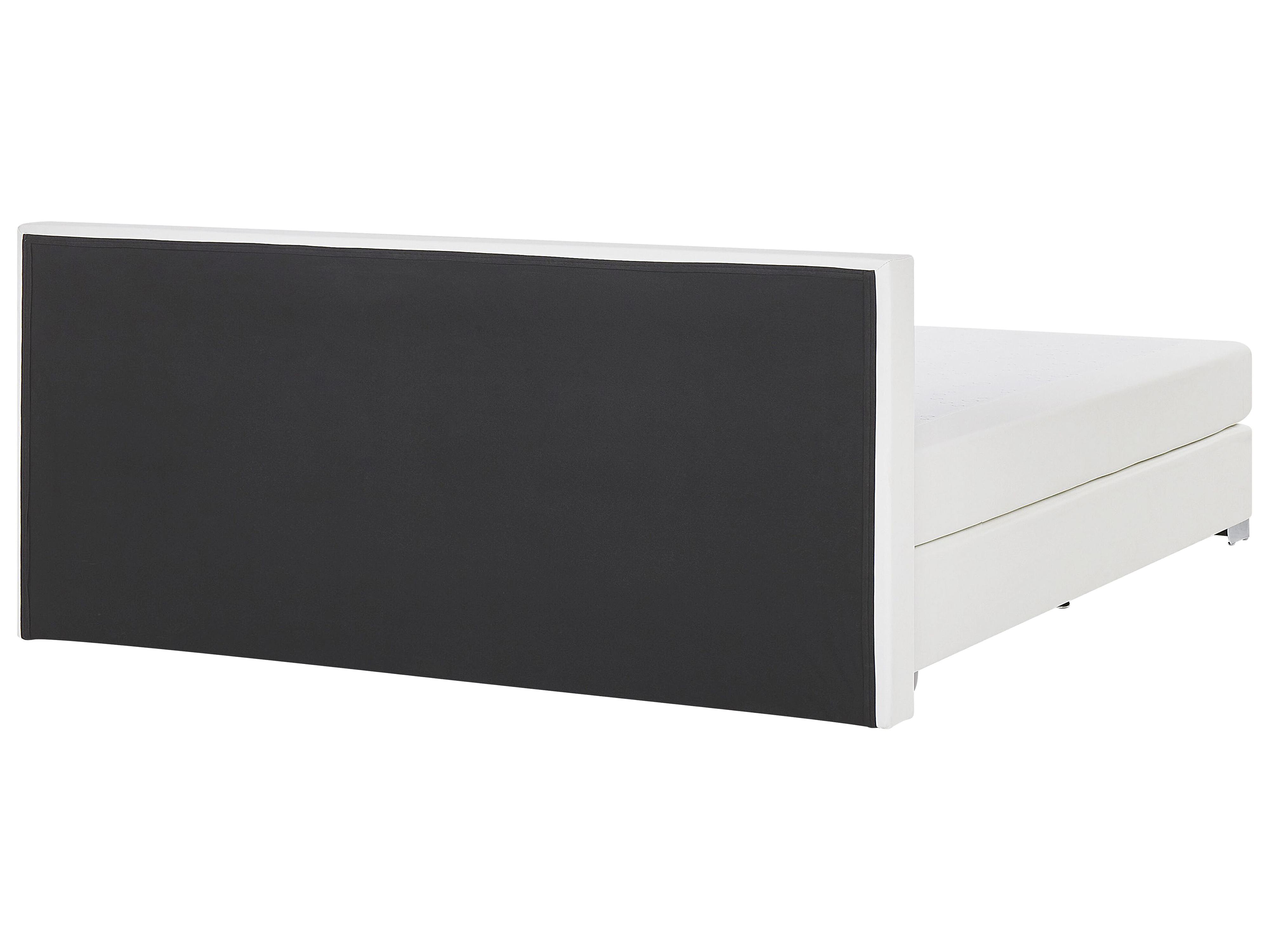 Boxspring Kunstleer PRESIDENT 180 x 200 cm Wit