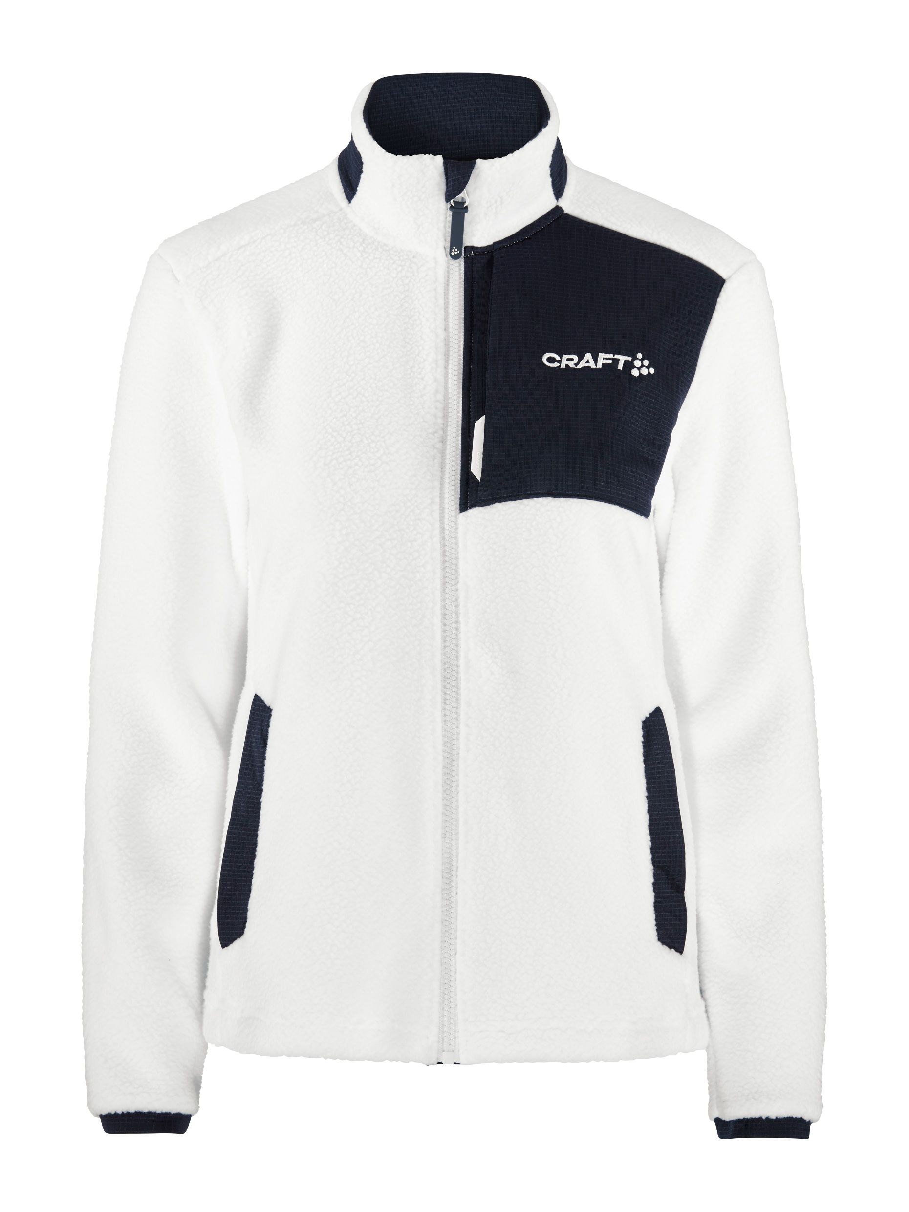 Craft Nor Explore Pile Fleece Jacket Womens White/Blaze