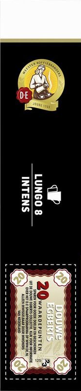 Douwe Egberts Lungo Intens Koffiecups - Intensiteit 8/12 - 10 x 20 capsules