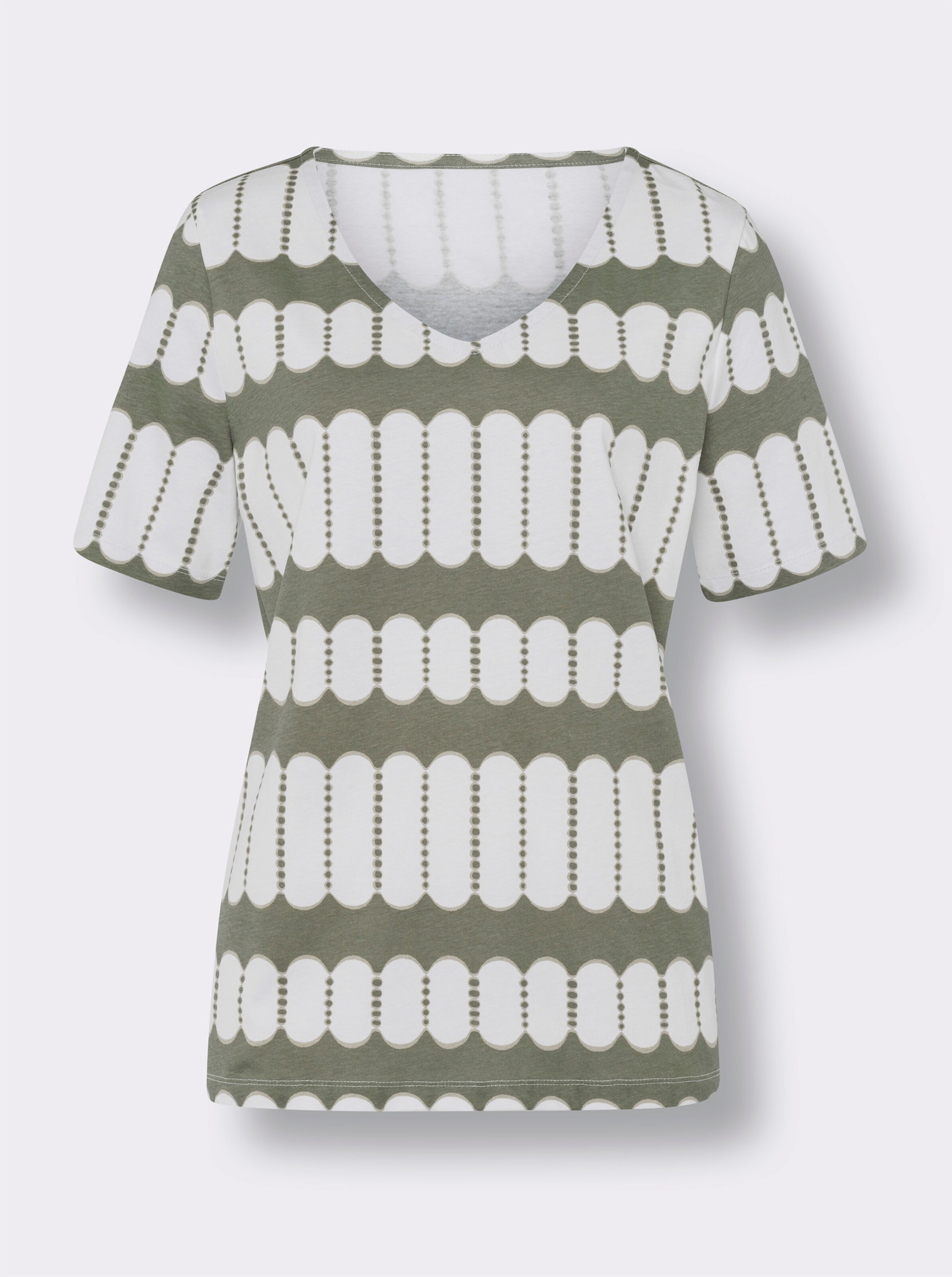 Kurzarmshirt aus reiner Baumwolle