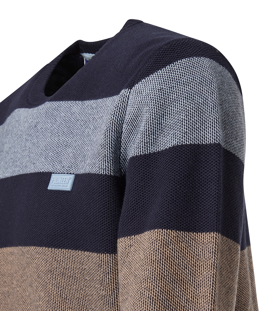 Pioneer Authentic Jeans Rundhalspullover , Feinstrickqualität