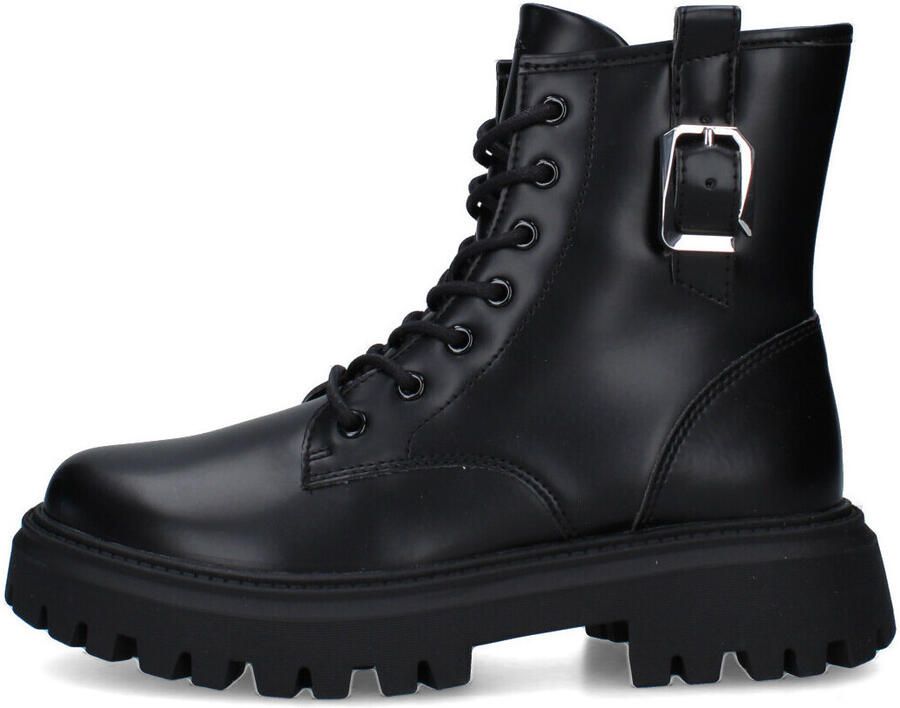 GEOX J MAQUINNENS GIRL Zwart