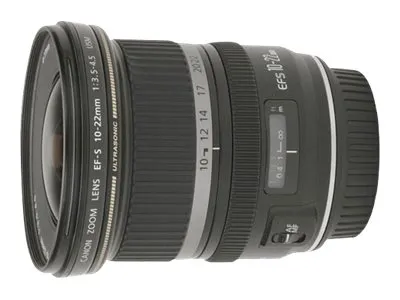 Canon EF-S - Vidvinkel zoom objektiv - 10 mm - 22 mm - f/3.5-4.5 USM - Canon EF/EF-S - for EOS 1000, 40, 450, 50, 500, 7D, Kiss F, Kiss X2, Kiss X3, Rebel T1i, Rebel XS, Rebel XSi