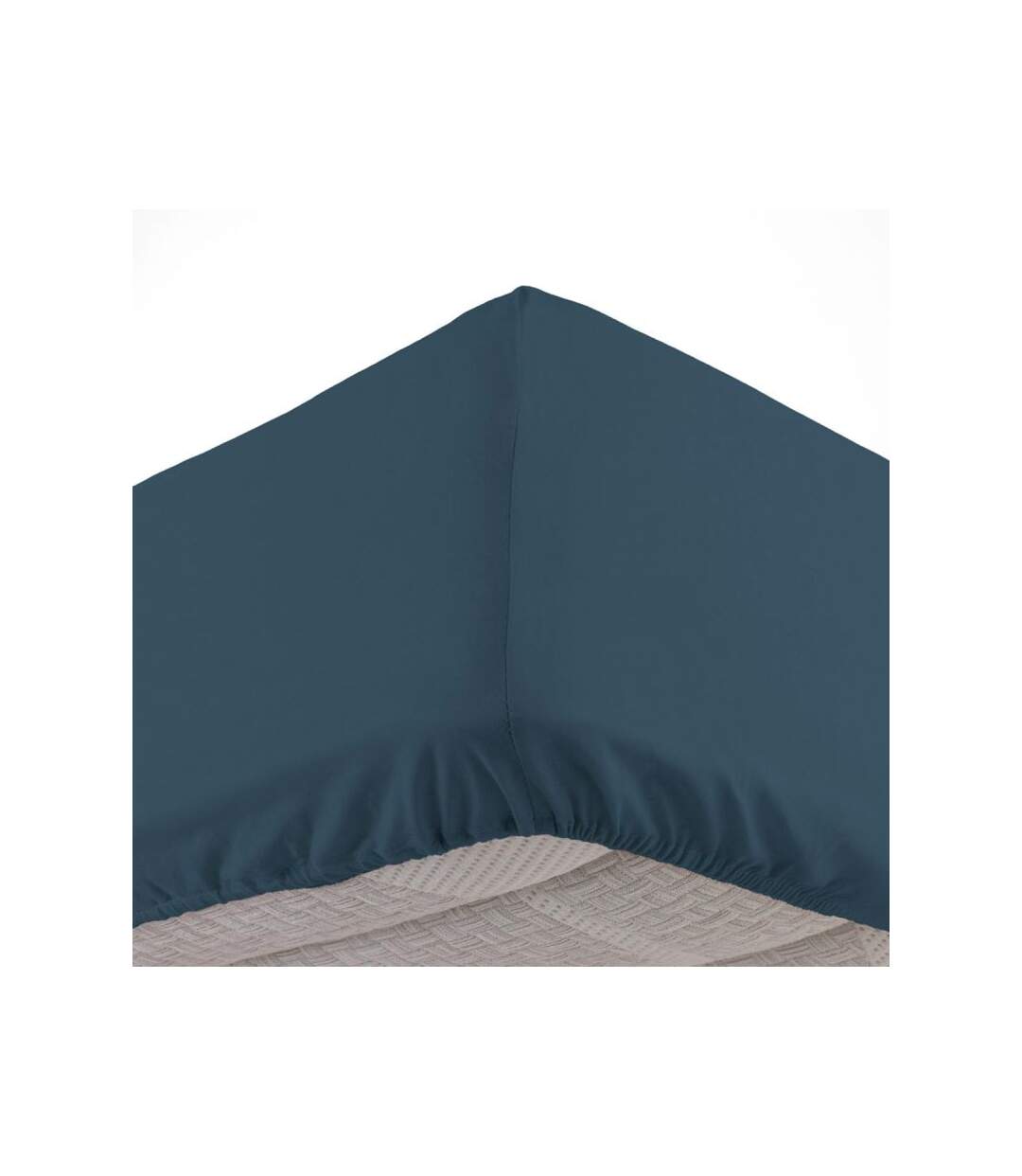 Drap Housse Lina 160x200cm Bleu Nuit