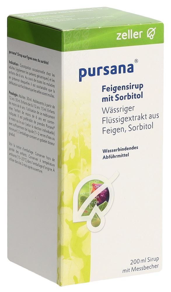 PURSANA Feigensirup Sirup mit Sorbitol Fl 200 ml