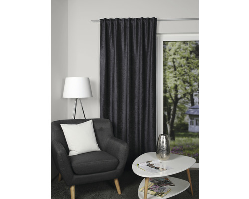 Thermisch gordijn met universele band Jeanny antraciet 135 x 245 cm