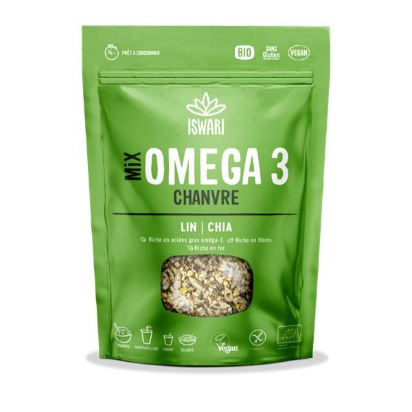 Mix Ómega-3 Bio Cânhamo, Linho E Chia