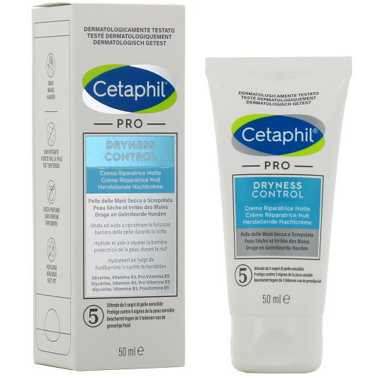 Crème mains réparatrice nuit Cetaphil Pro Dryness Control