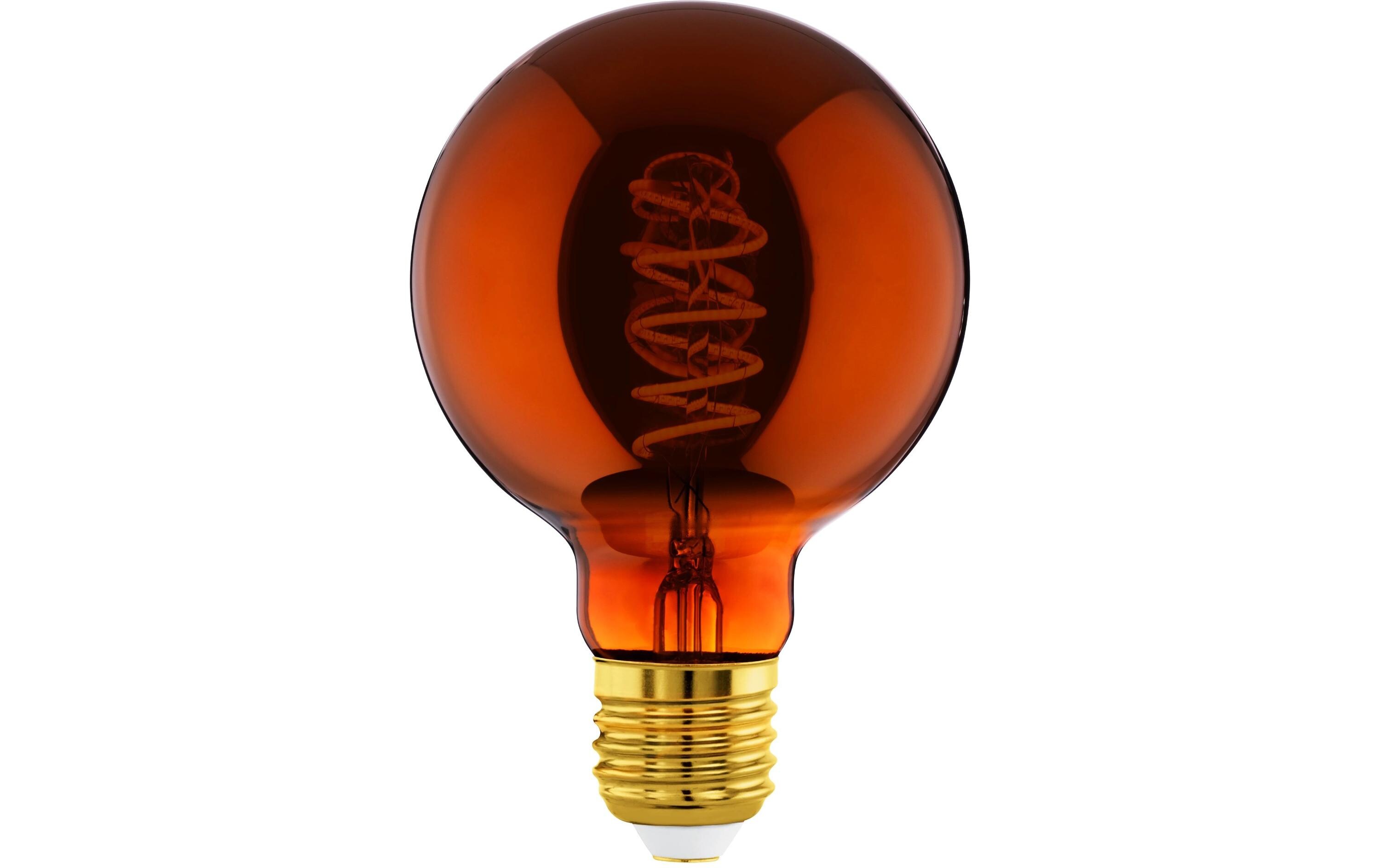 Lampe 4 W E27 WarmweissDeko-Leuchtmittel aus bedampftem Glas in Kupfer