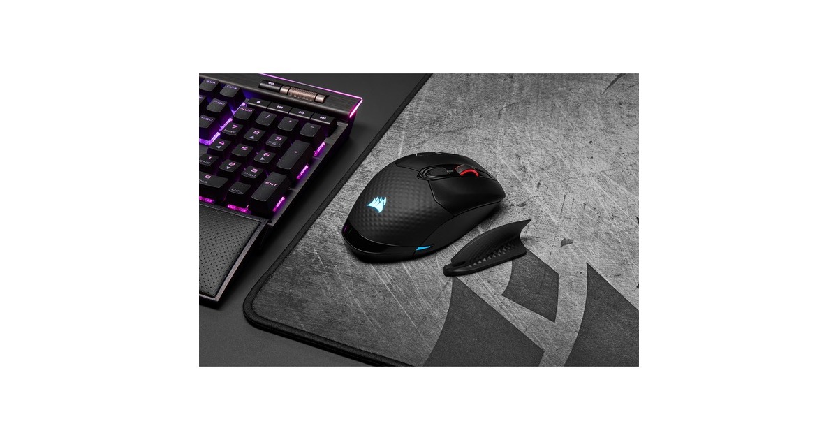 CorsairDARK CORE RGB PRO gaming muis  (Zwart, 18.000 dpi, RGB leds)