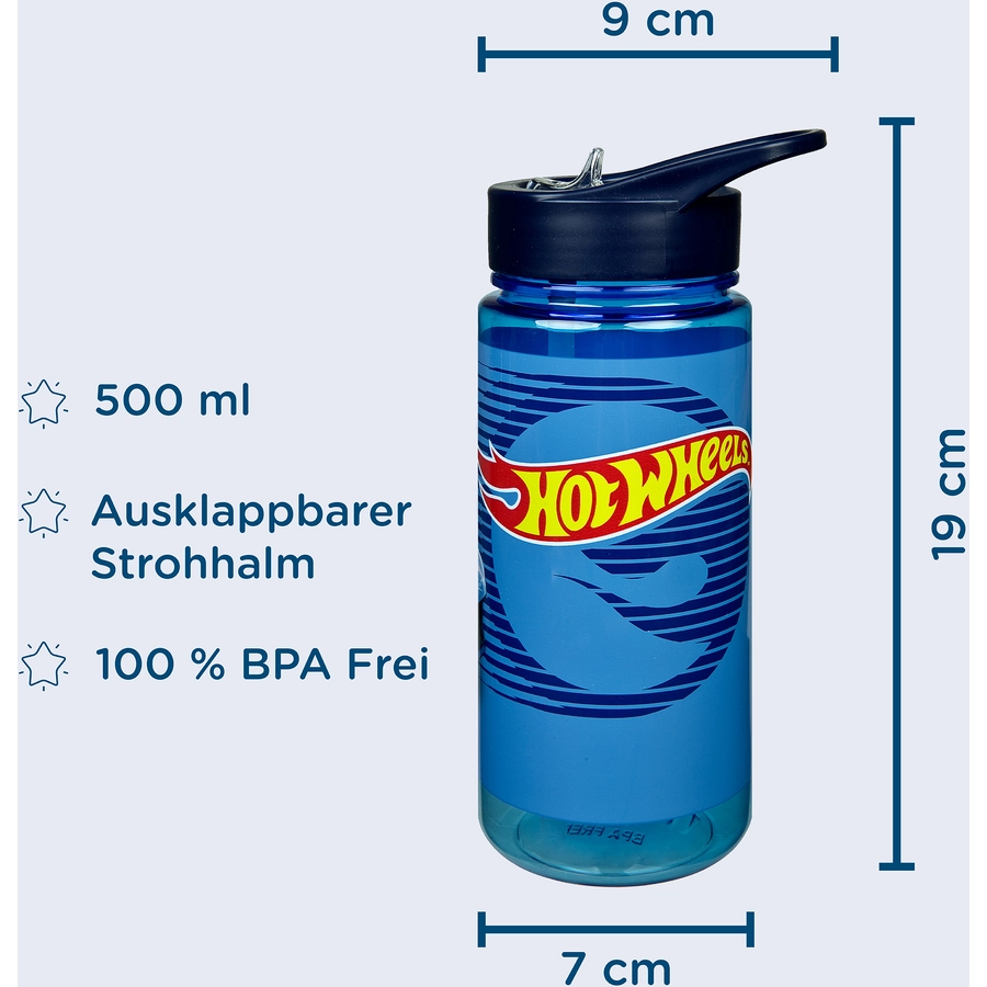 Scooli AERO Trinkflasche Hot Wheels