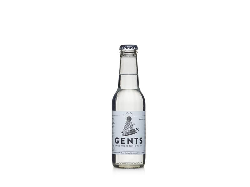 Gents Swiss Roots Tonic Water 4 x 0.2 l Kohlensäure- und chininhaltige Limonade
