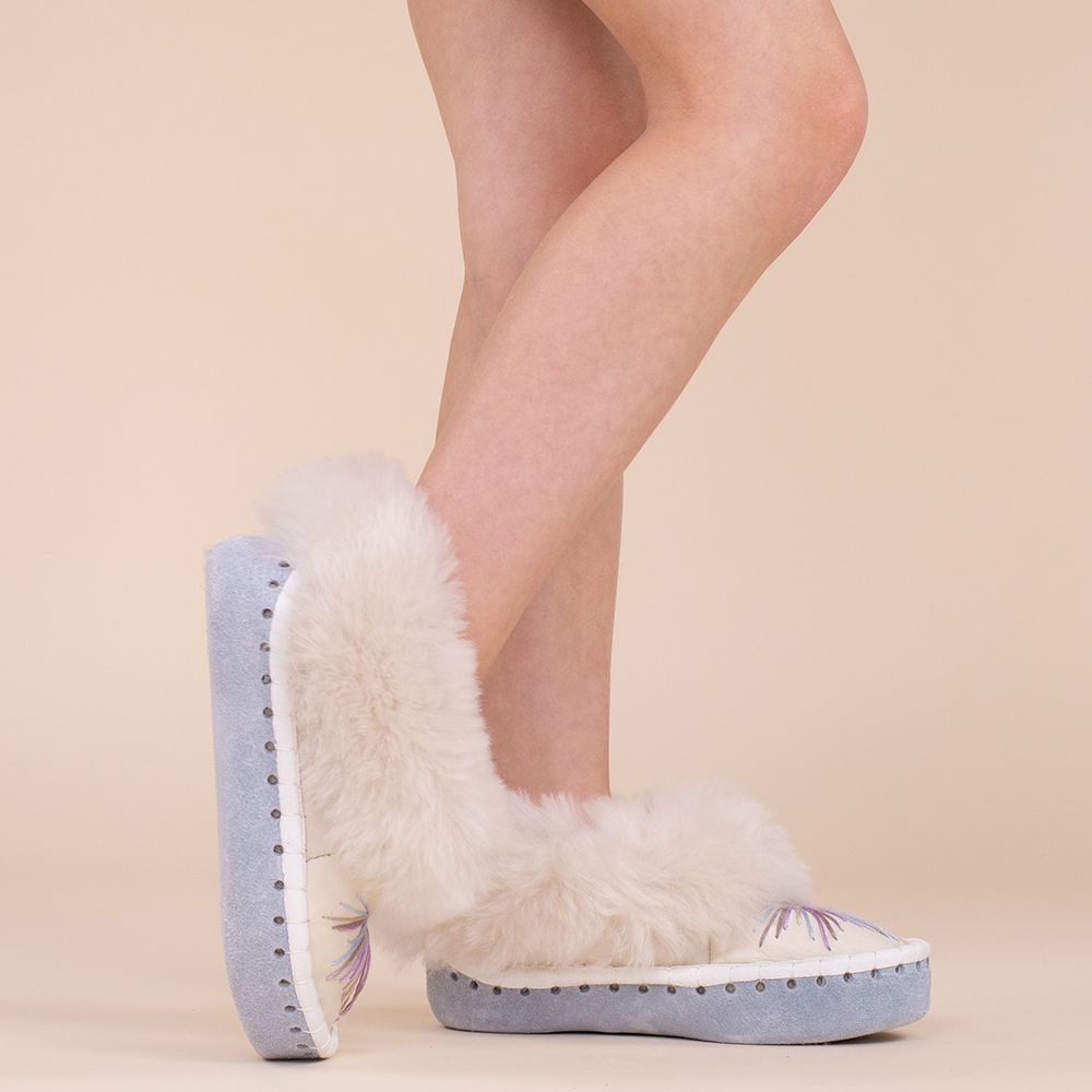 Moonrise kids wollen sloffen Alya beige