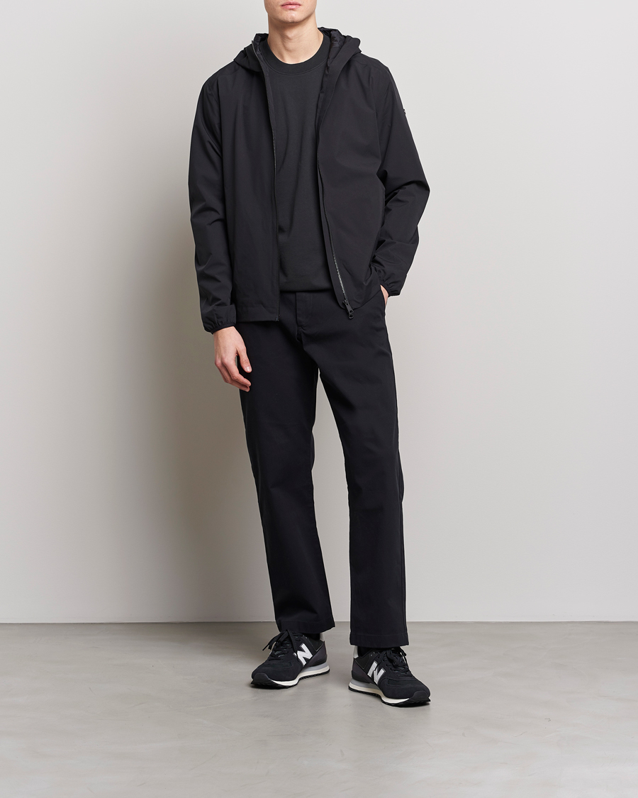 Scandinavian Edition Hood Waterproof Jacket Onyx