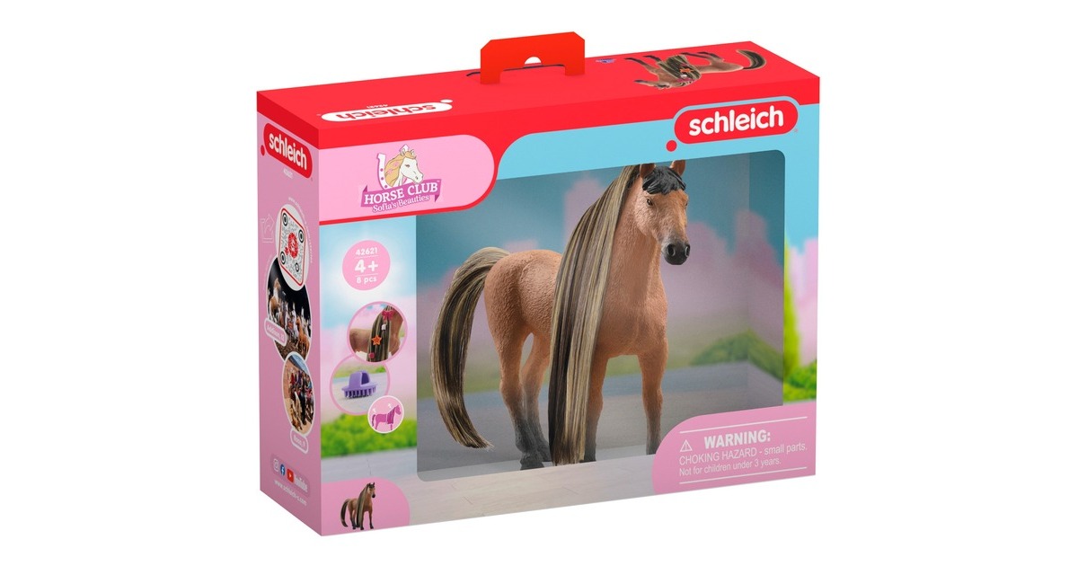 SchleichHorse Club - Sofia’s Beauties Beautypaard Akhal-Teke-hengst speelfiguur  (42621)