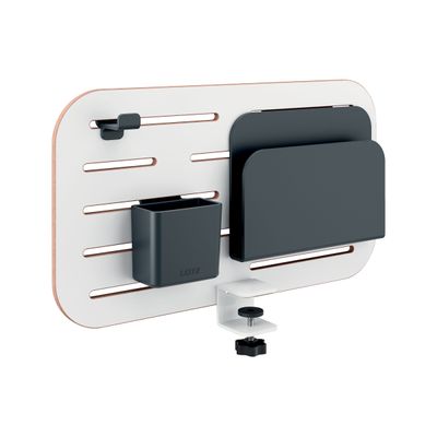Leitz Ergo Small - Pegboard desk organizer - carte MDF - blanc