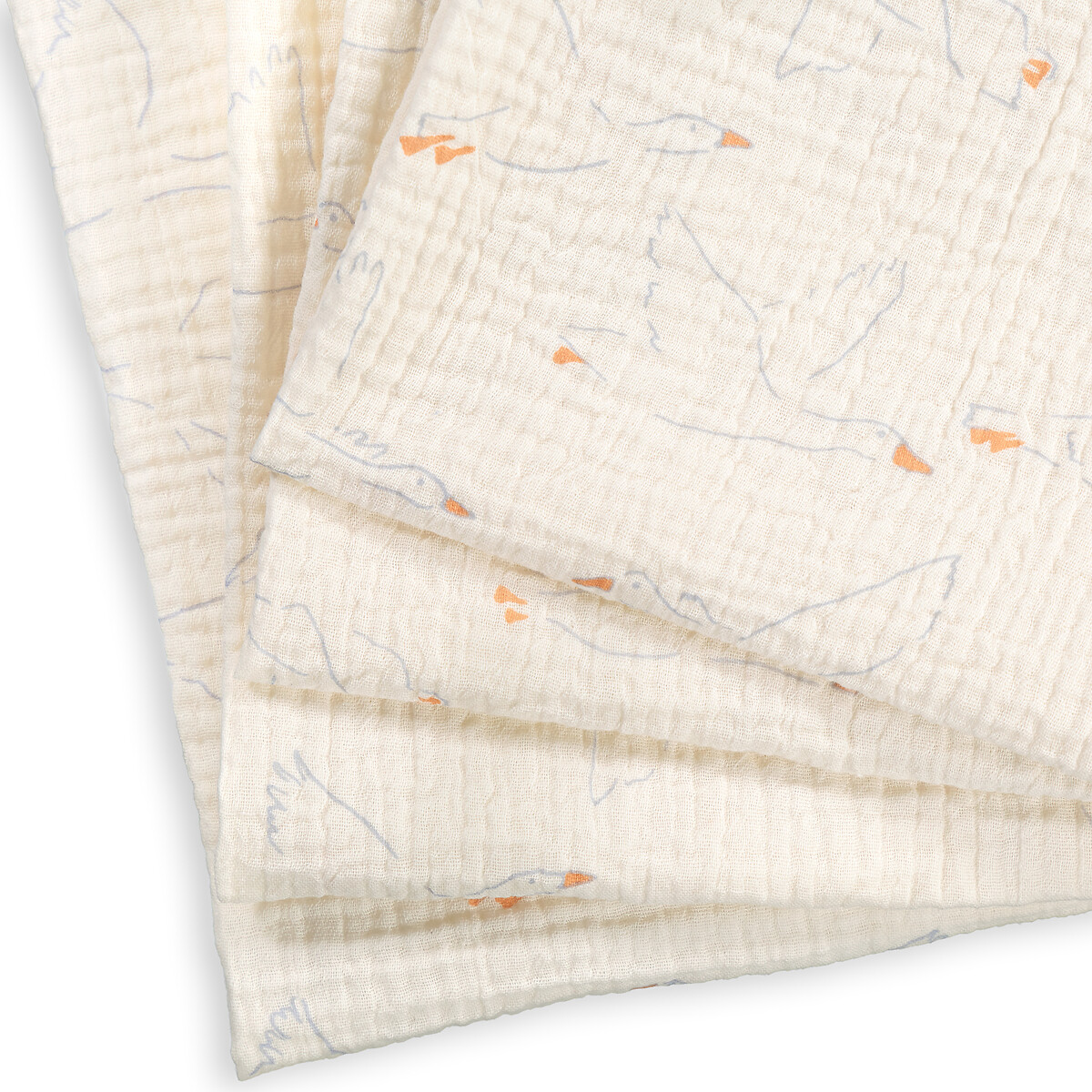 LA REDOUTE INTERIEURS<br>Conjunto de 4 panos de musselina de algodão Wildoy