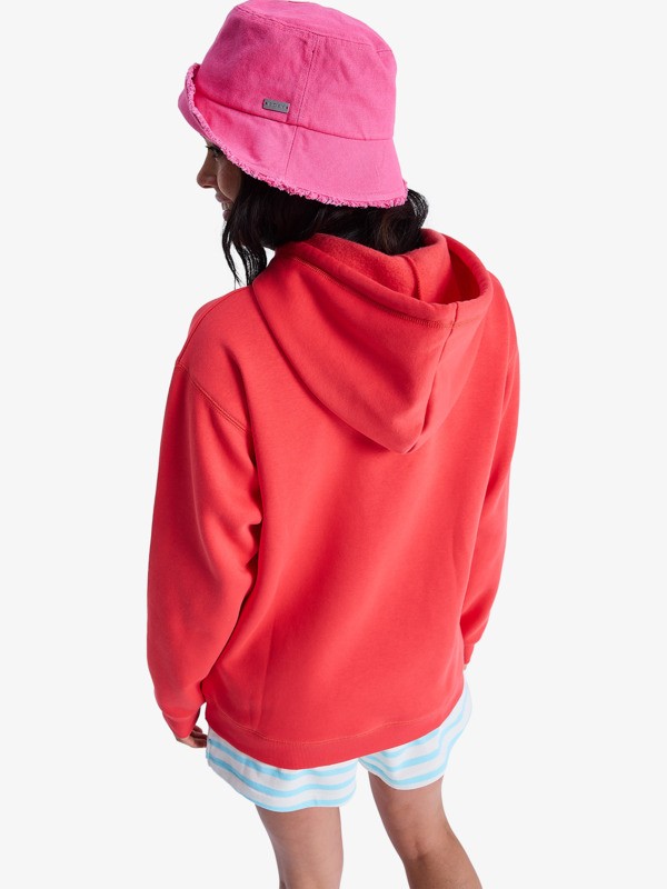 Surf Stoked Brushed Sweat à capuche Rouge Femme