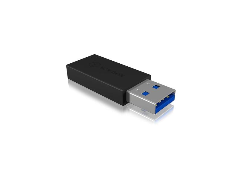 ICY BOX USB-Adapter IB-CB015 USB-A Stecker - USB-C Buchse USB-Adapter, Typ A auf Typ C