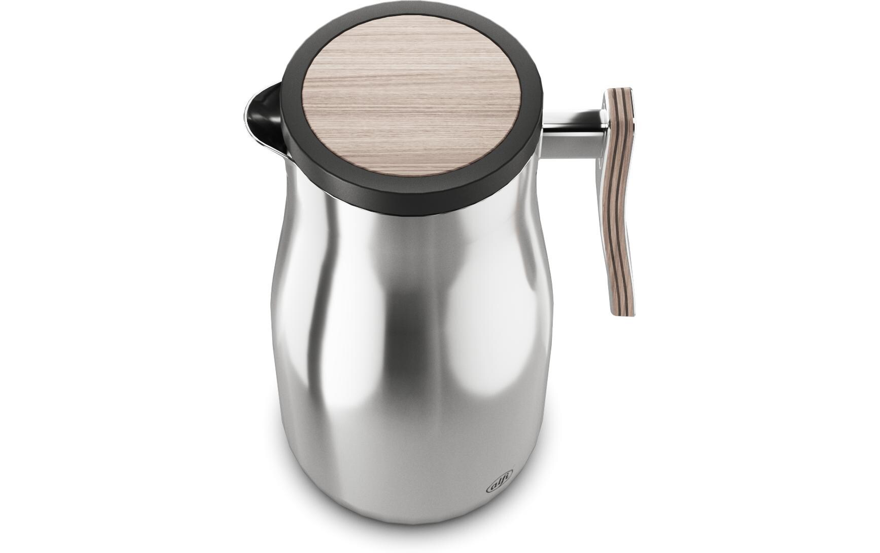 Thermoskanne Studio Allure 1000 ml, SilberKaraffe aus Edelstahl