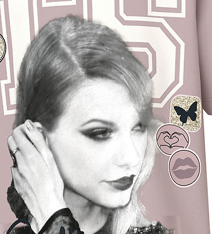 Name It T-Shirt - NkfDusan - Taylor Swift - brüniert Lilac m. P