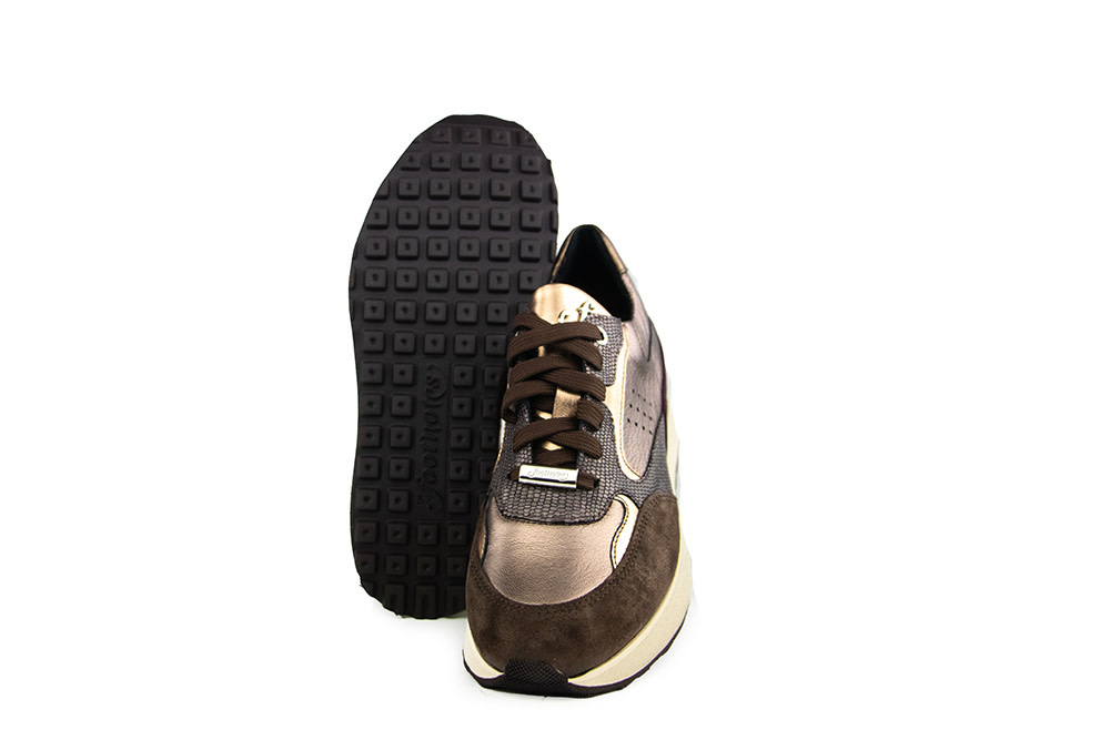 Footnotes Sneaker Esmee Brown Metallic