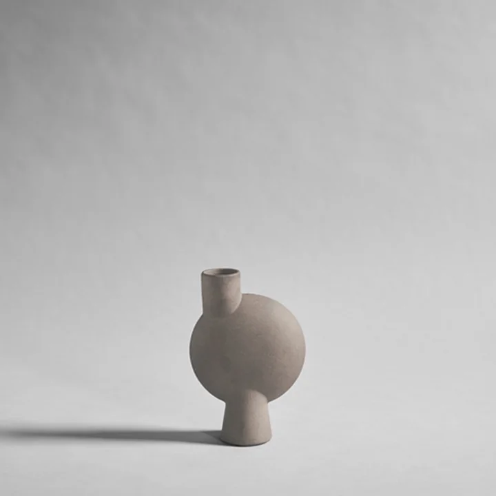 101 Copenhagen - Sphere Vase Bubl Medio, schwarz