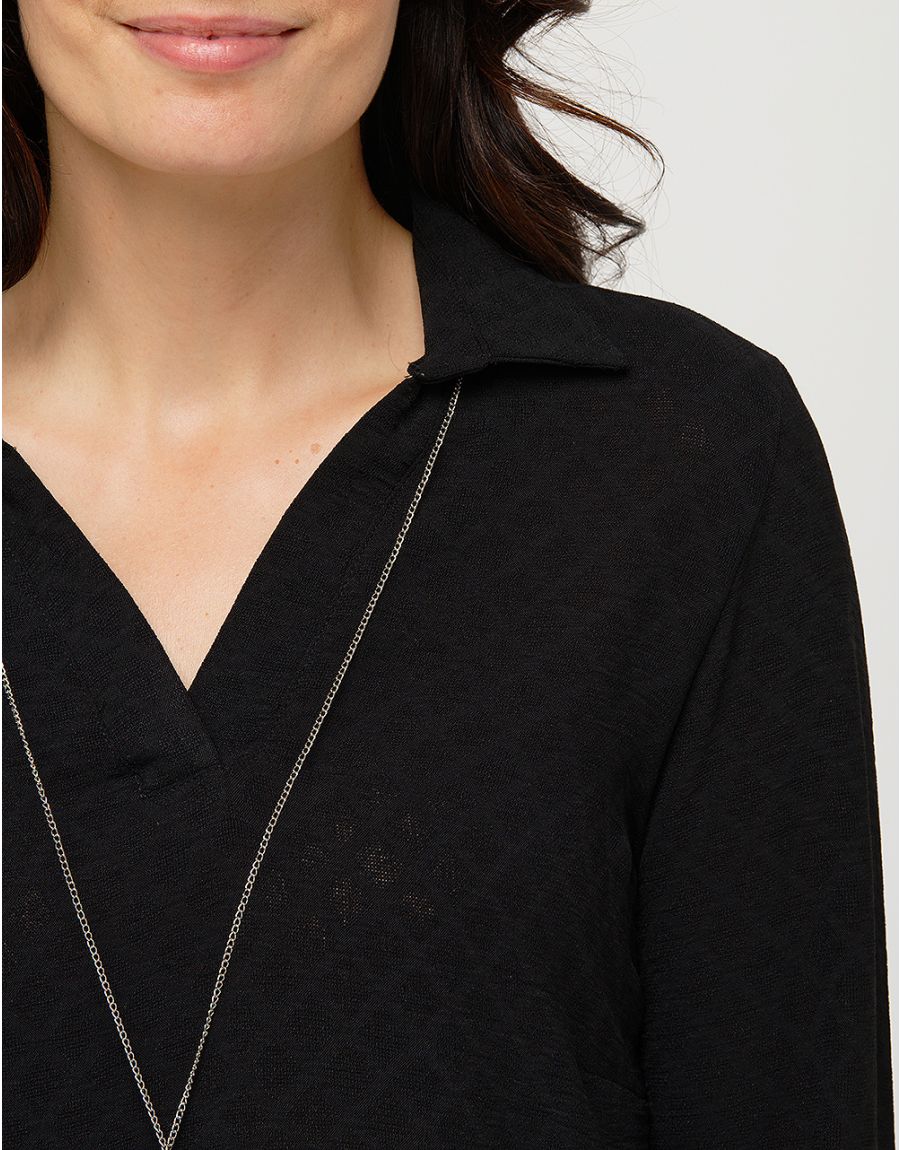 Blouse fluide noire