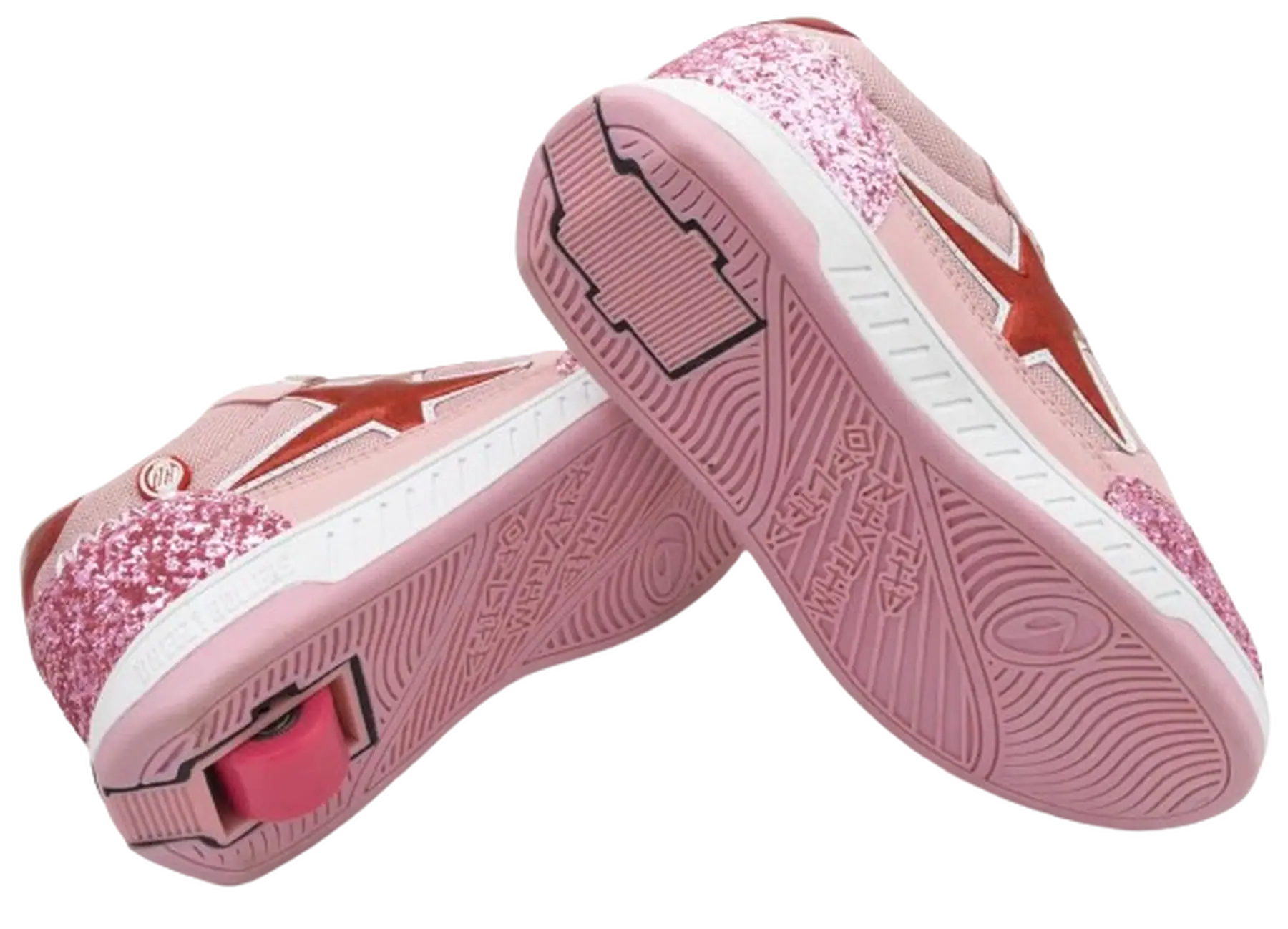 Breezy Pink Star Glitter Rullesko | SkatePro