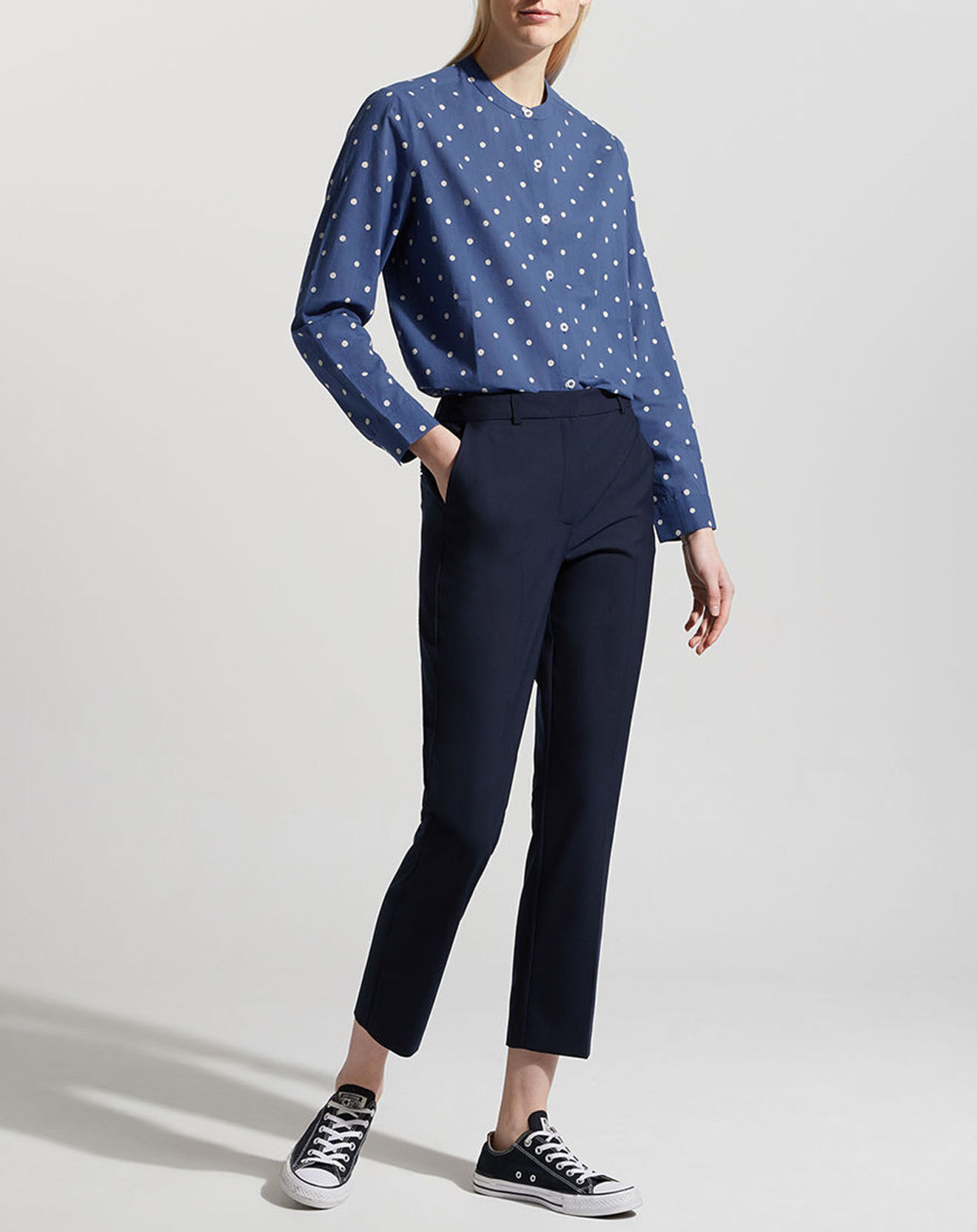 Jodhpur Chemise Radja indigo bleu/écru