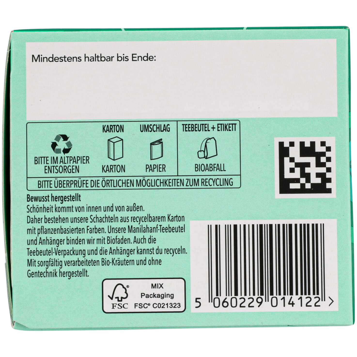 Pukka Bio Drei Minze 20 Portionen