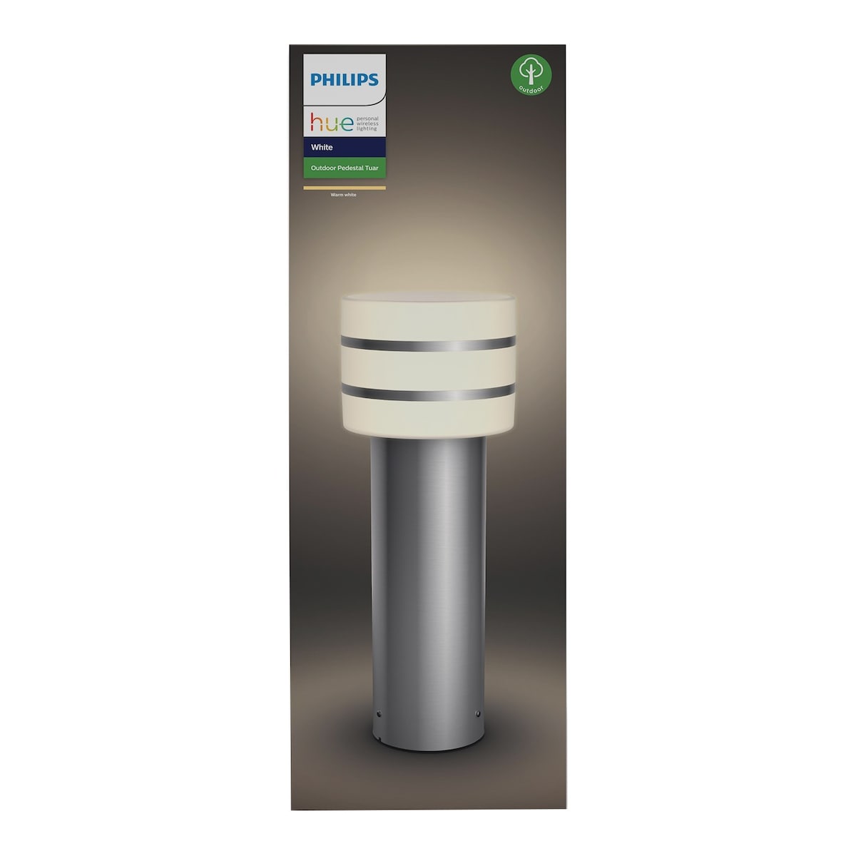 Philips Hue Tuar hagelampe 1x9,5W (inox)