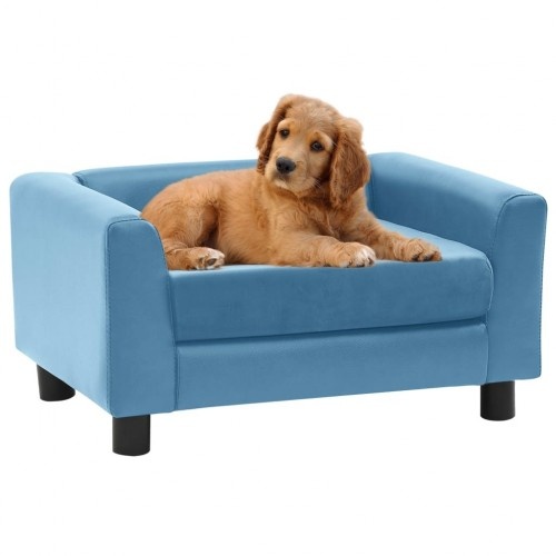 Sofá retangular turquesa para cães Vidaxl