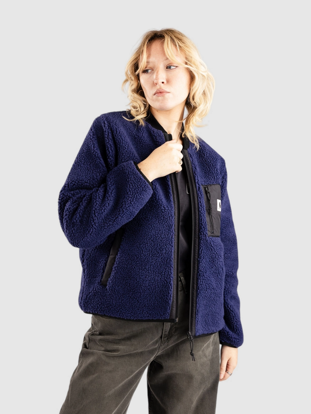 Carhartt WIP Janet Liner Jacket aura/black