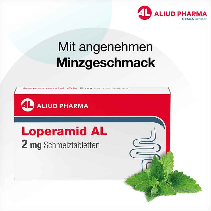 Loperamid AL 2 mg Schmelztabletten, 6 St