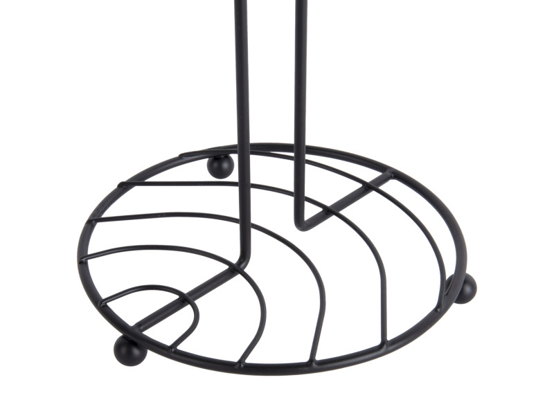 Kitchen Roll Holder Wired PT4057BK Black
