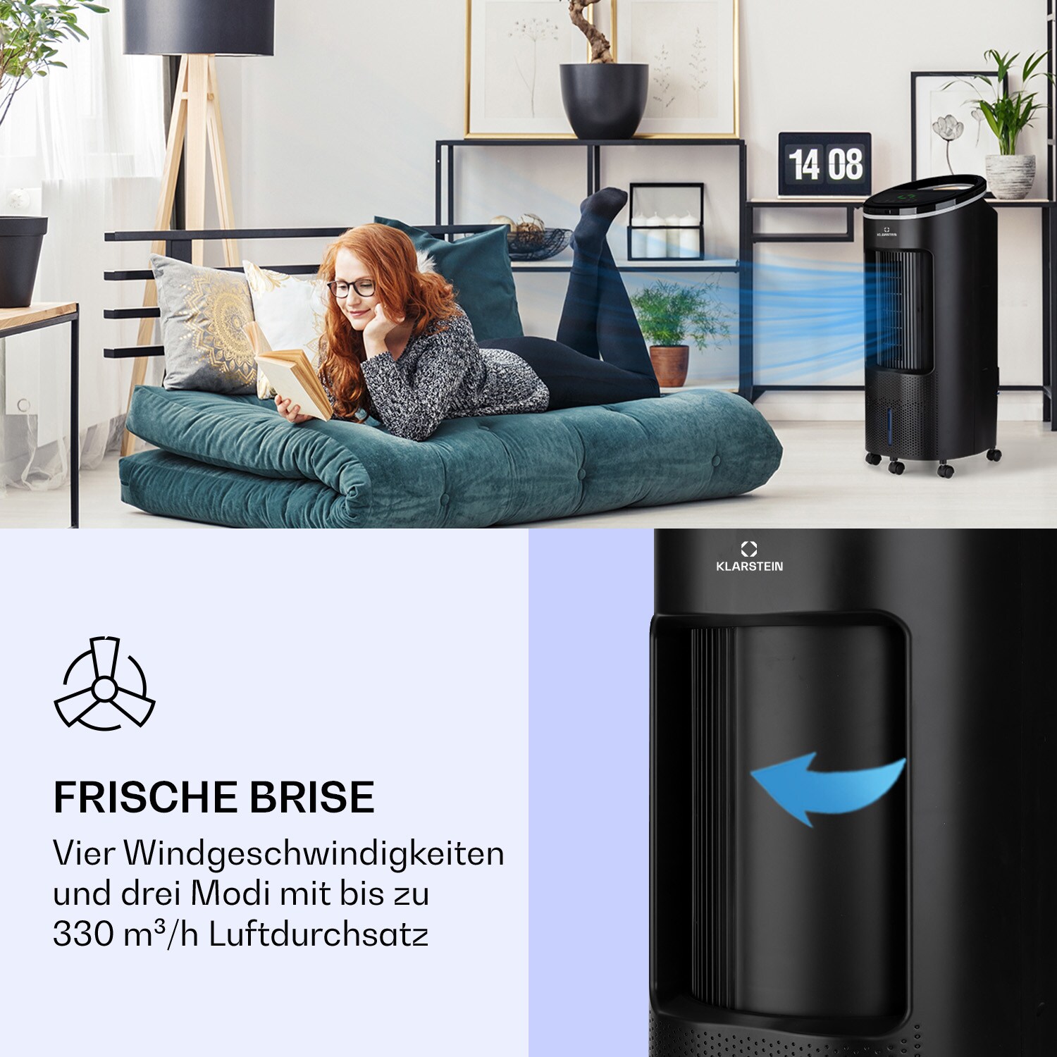 IceWind Plus Smart 4-in-1 Luftkühler Ventilator App-Steuerung