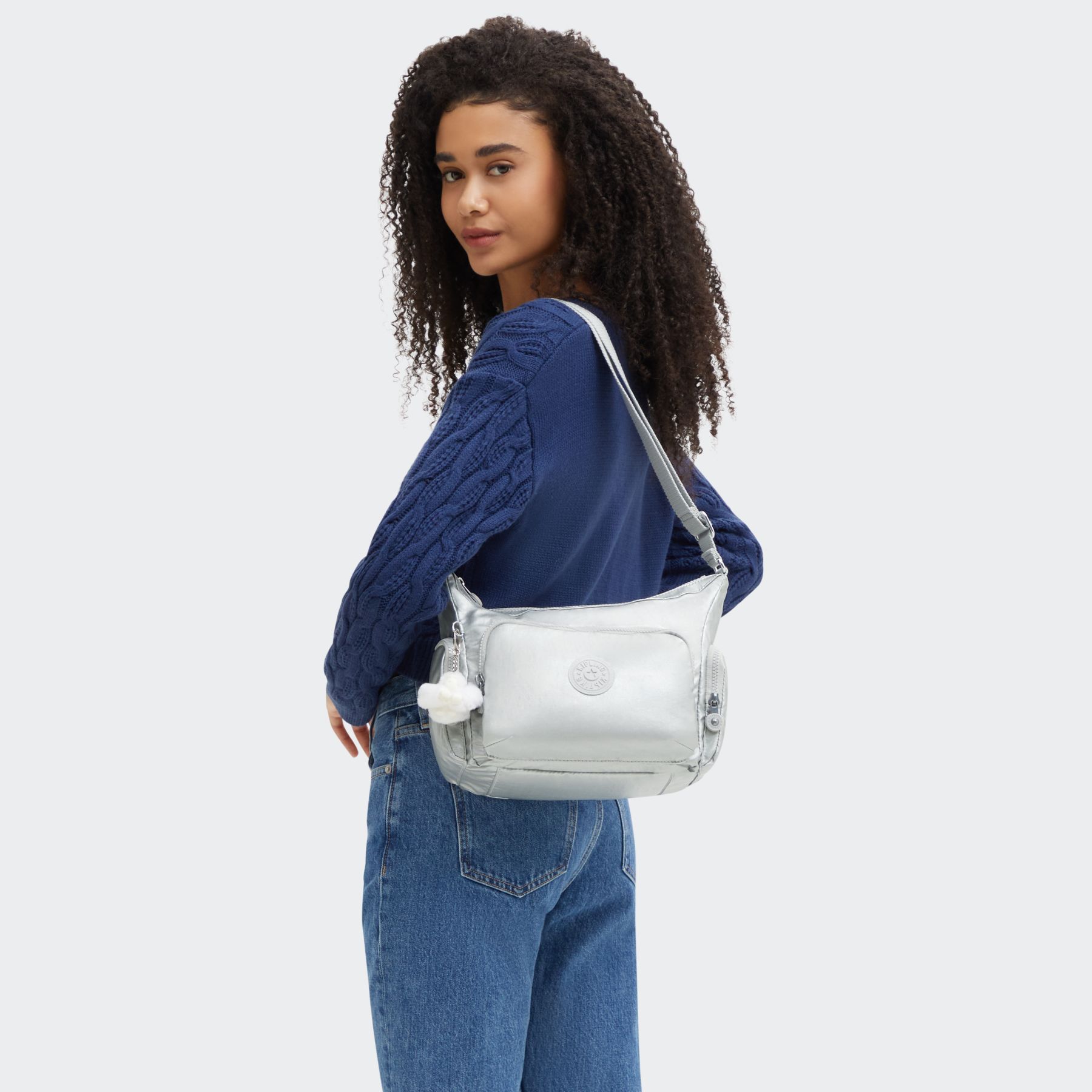 GABB S Sac à bandoulière de taille moyenne avec bandoulière réglable - New Bright Metallic