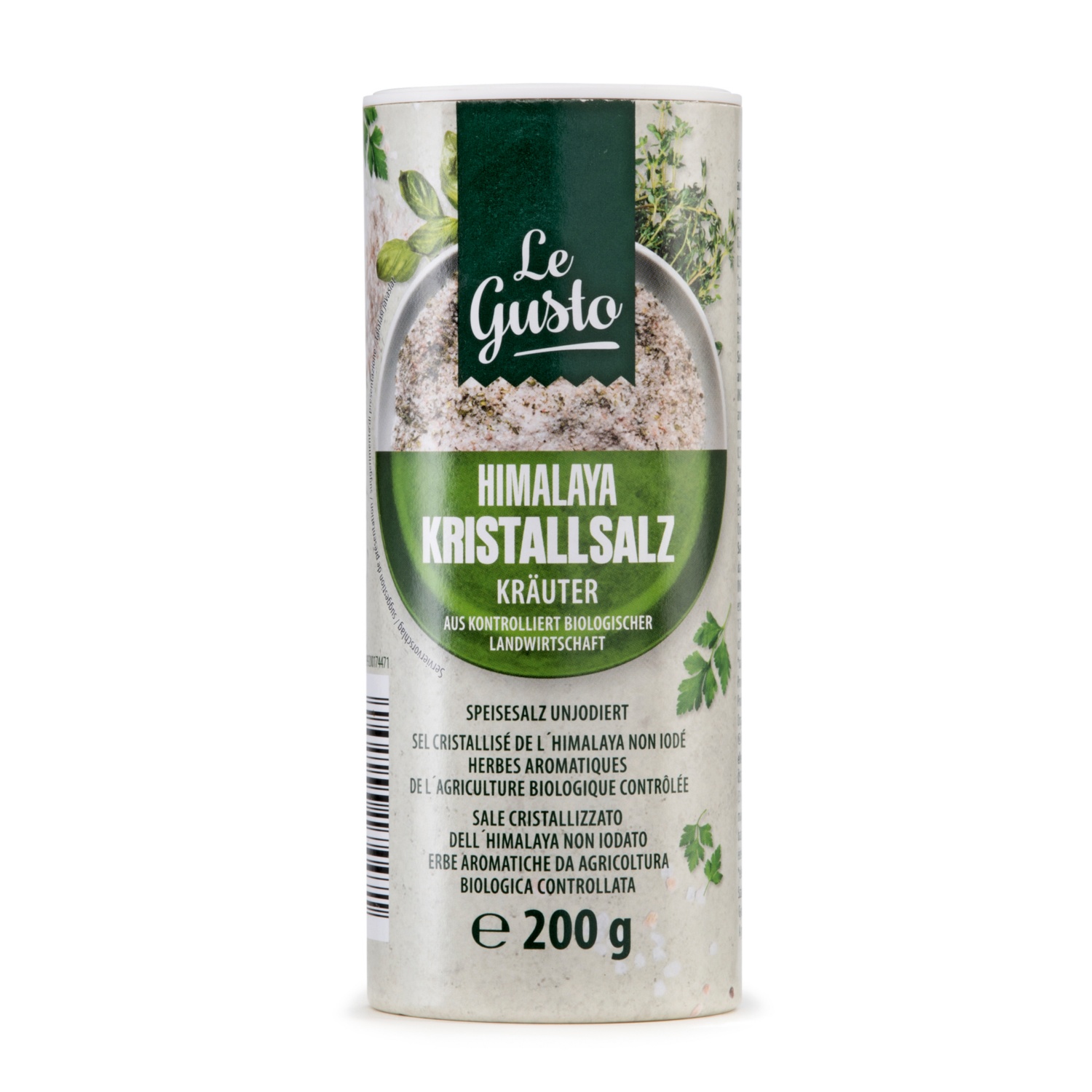 LE GUSTO Himalaya-Kristallsalz mit Bio Kräutern 200 g